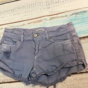 Blueasphalt Distressed Shorts